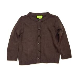 Classic Whimsy Brown Cardigan